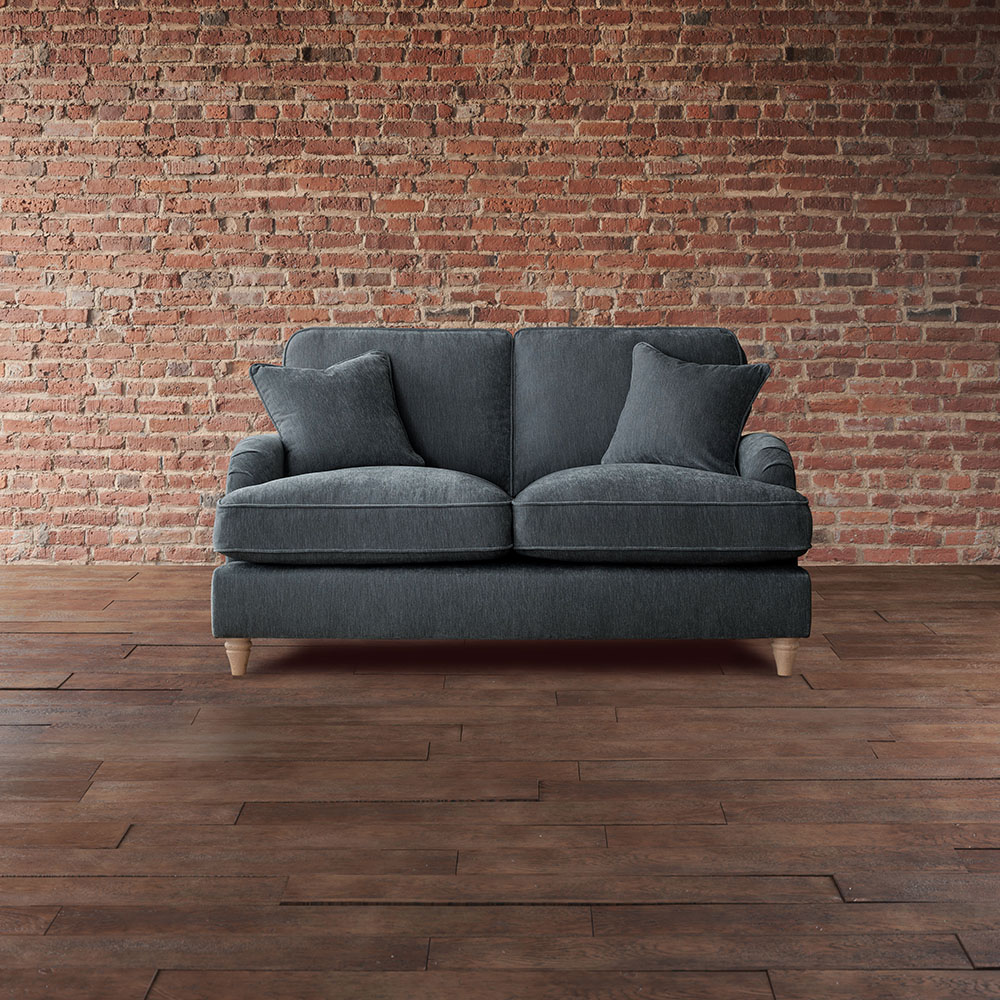 The Vienna 2 Seater Charcoal Sofa Image 6