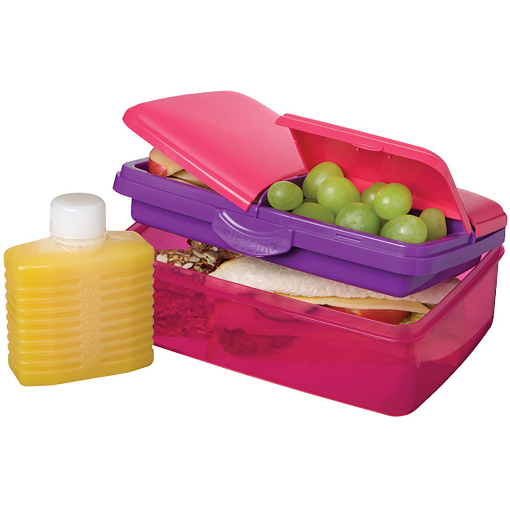 Single Sistema Slimline Quaddie Lunch Box in Assorted styles Image 7