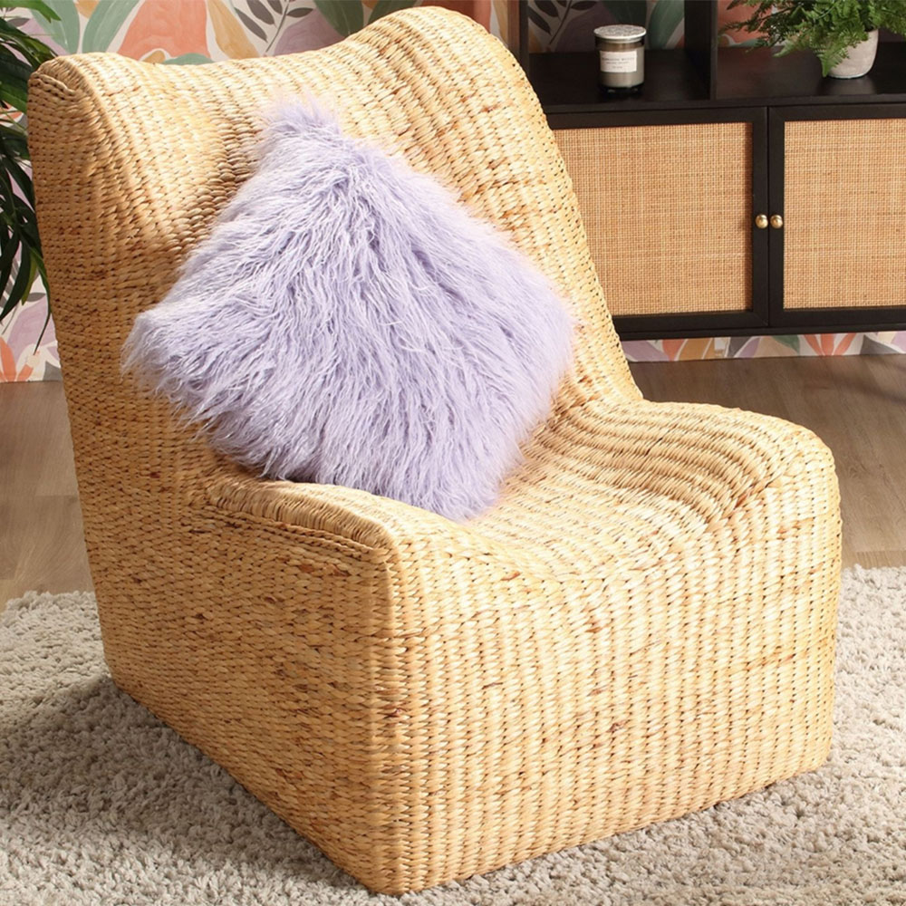 Desser Furniture Danish Rattan Armless Chair Image 1