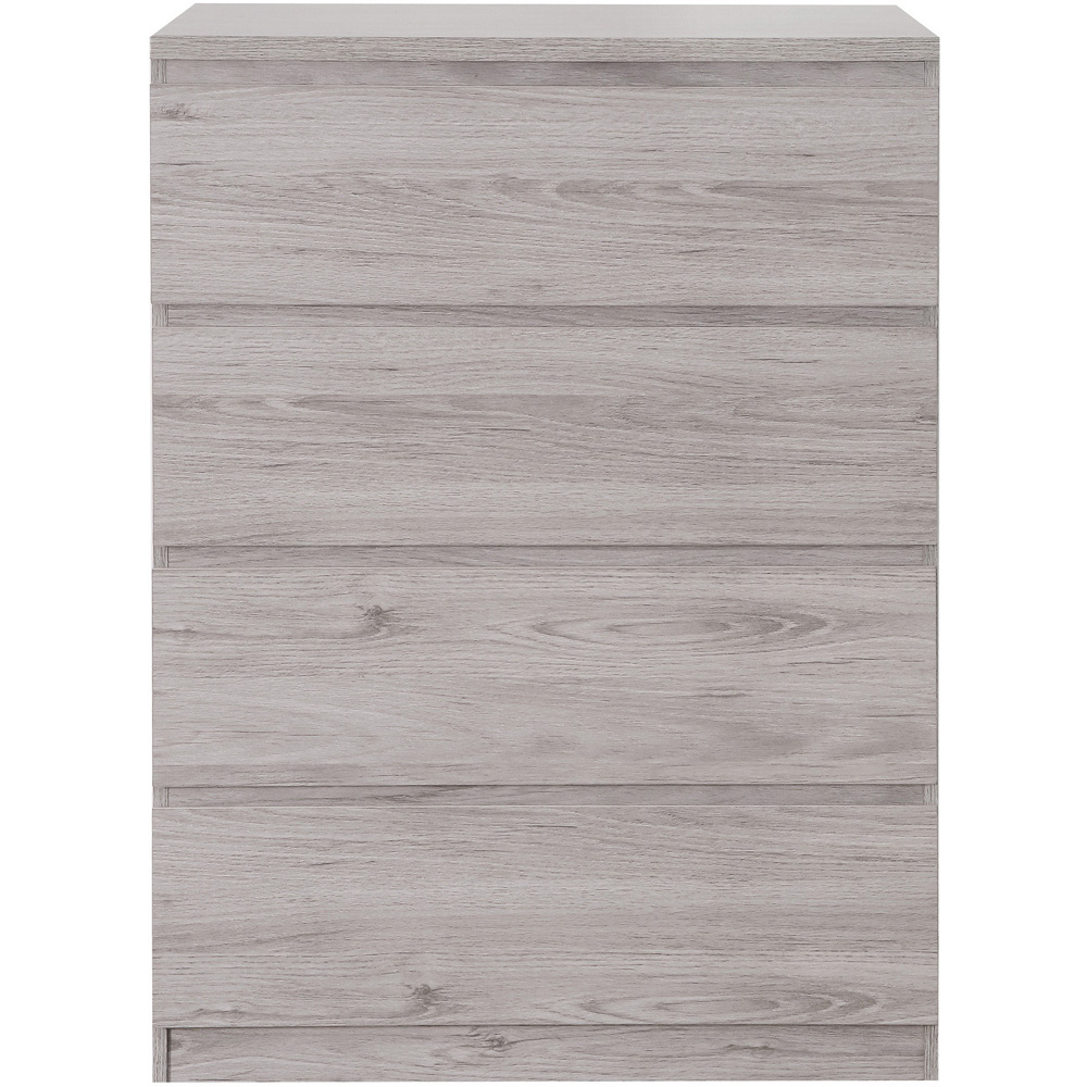 Julian Bowen Jupiter 4 Drawer Grey Oak Chest of Drawers Image 3