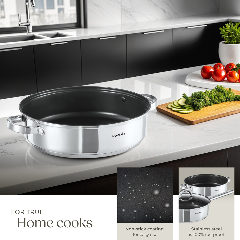 tectake Turin 15 Piece Cookware Set Image 6