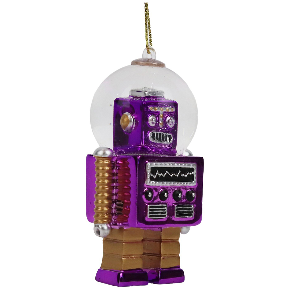 Snow Globe Robot Hanging Decoration Image 6