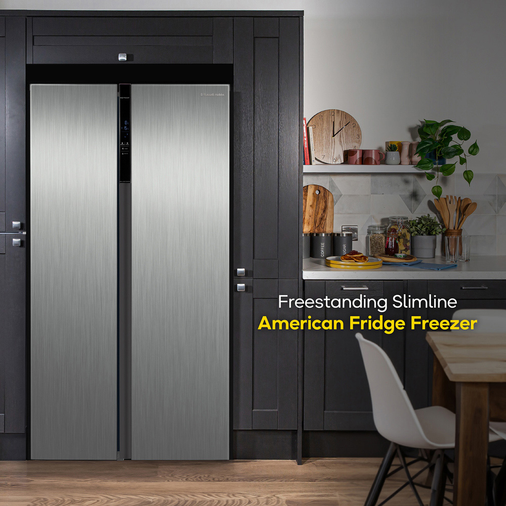 Russell Hobbs RH90AFF201SS Inox 70/30 Split Frost Free 442L Fridge Freezer Image 7