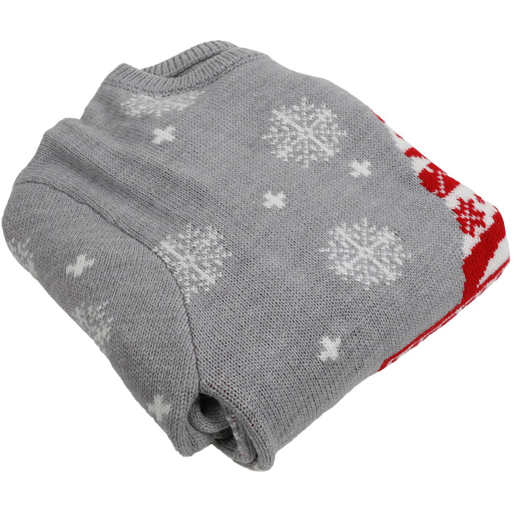 Ladies Gonk Snowflake Jumper - Grey / 14-16 Image 2