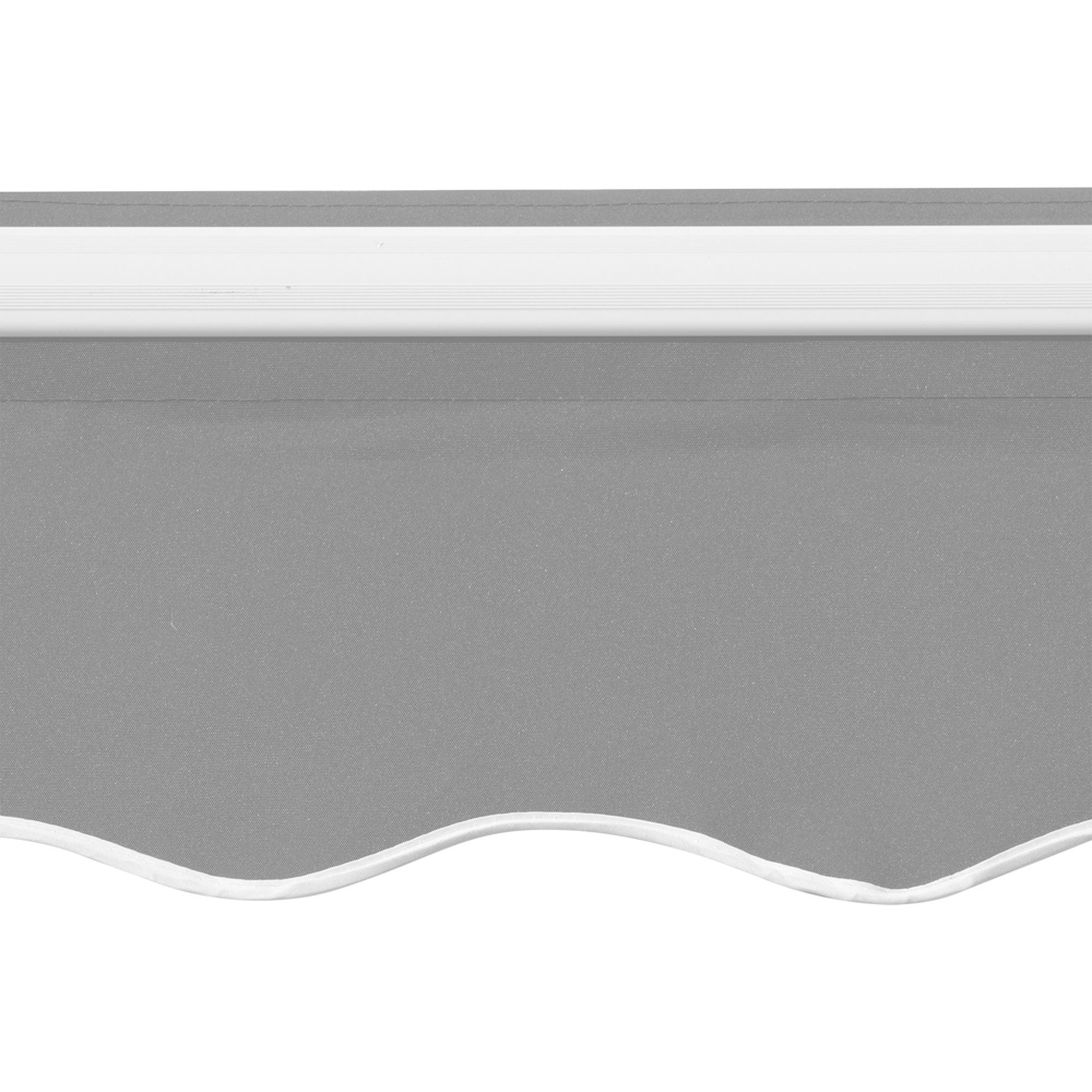 Outsunny Light Grey Retractable Window Awning 3 x 2m Image 3