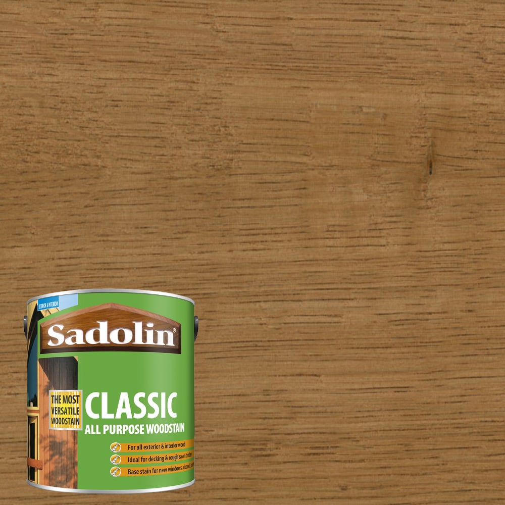 Sadolin Classic Natural All Purpose Matt Finish Woodstain 1L Image 4