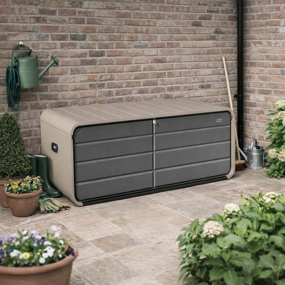 Kettler Vault 790L Taupe Garden Storage Box Image 2