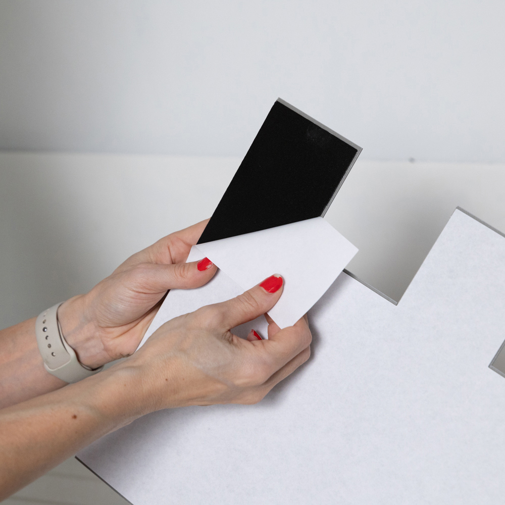 d-c-fix Concrete Tile Self Adhesive Premium Wall Tile 305 x 305mm 5 Pack Image 4