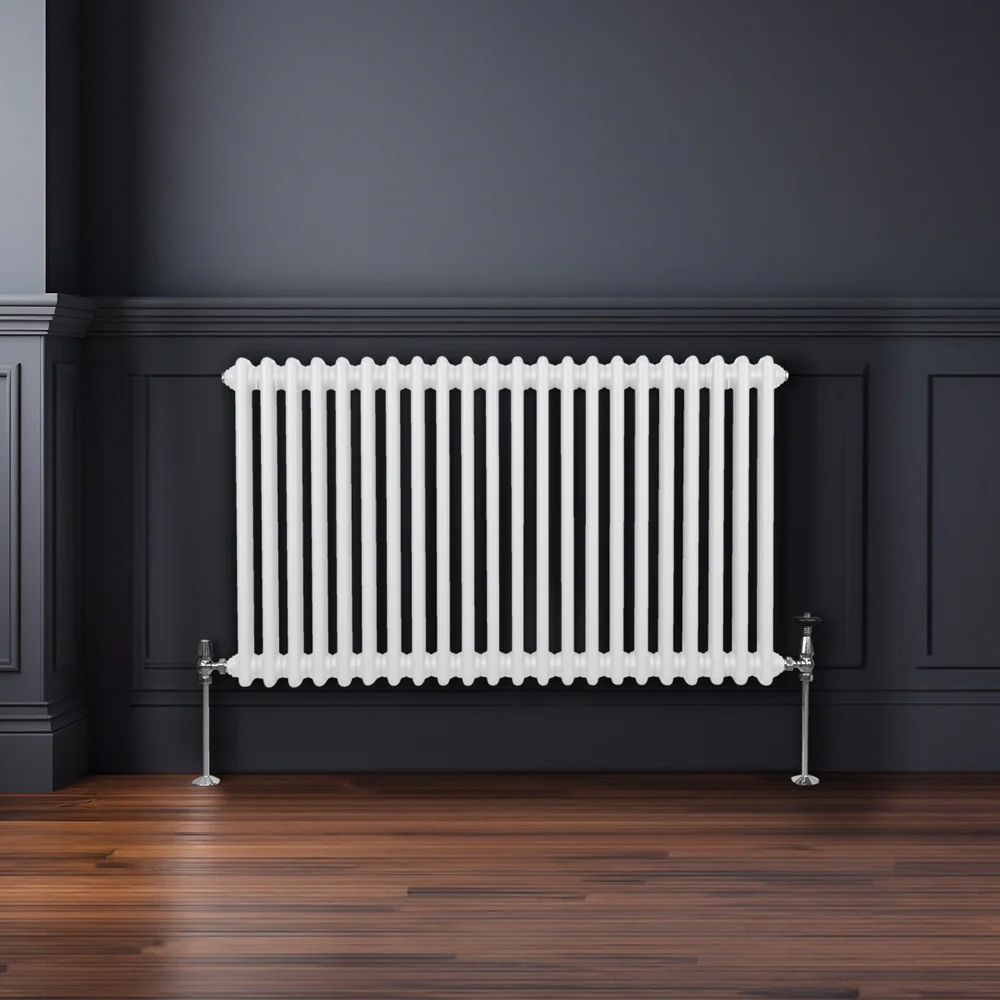 Monster Shop 4276 BTU White Traditional 2 Column Radiator 600 x 1012mm Image 2
