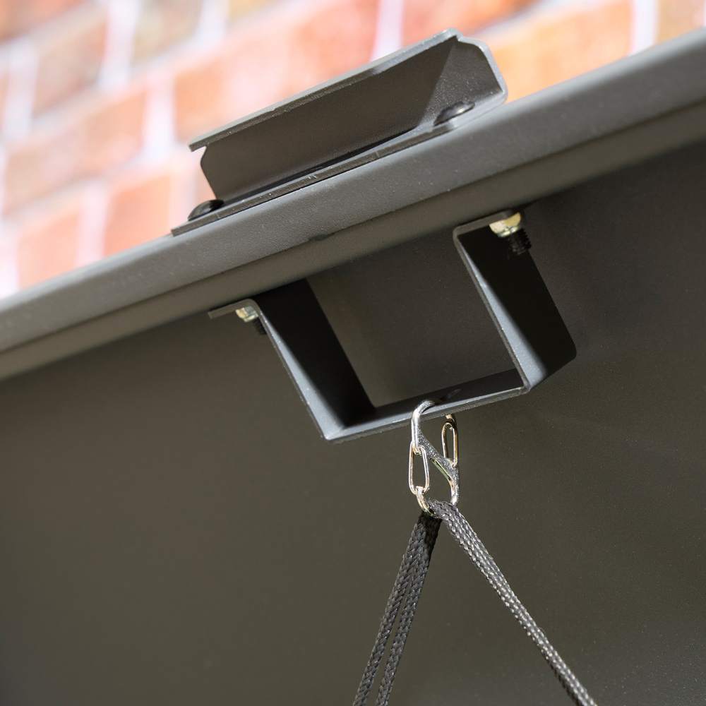 Rowlinson Chelsea Anthracite Wheelie Bin Store Image 8