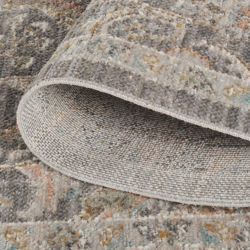 Desire Rugs Maia Grey Orchid Floral Non Slip Rug 60 x 220cm Image 4