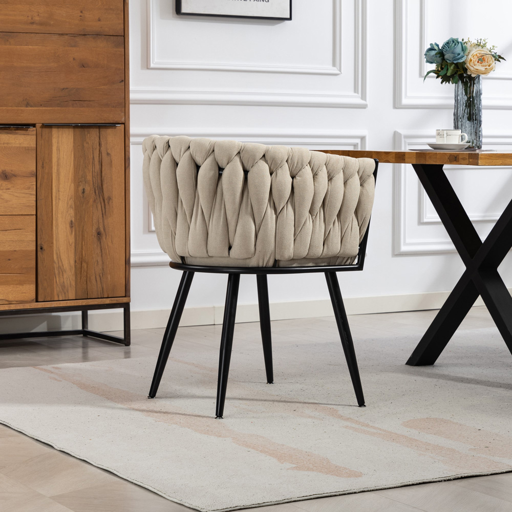 Artemis Home Aneta Set of 2 Beige Dining Chairs Image 6