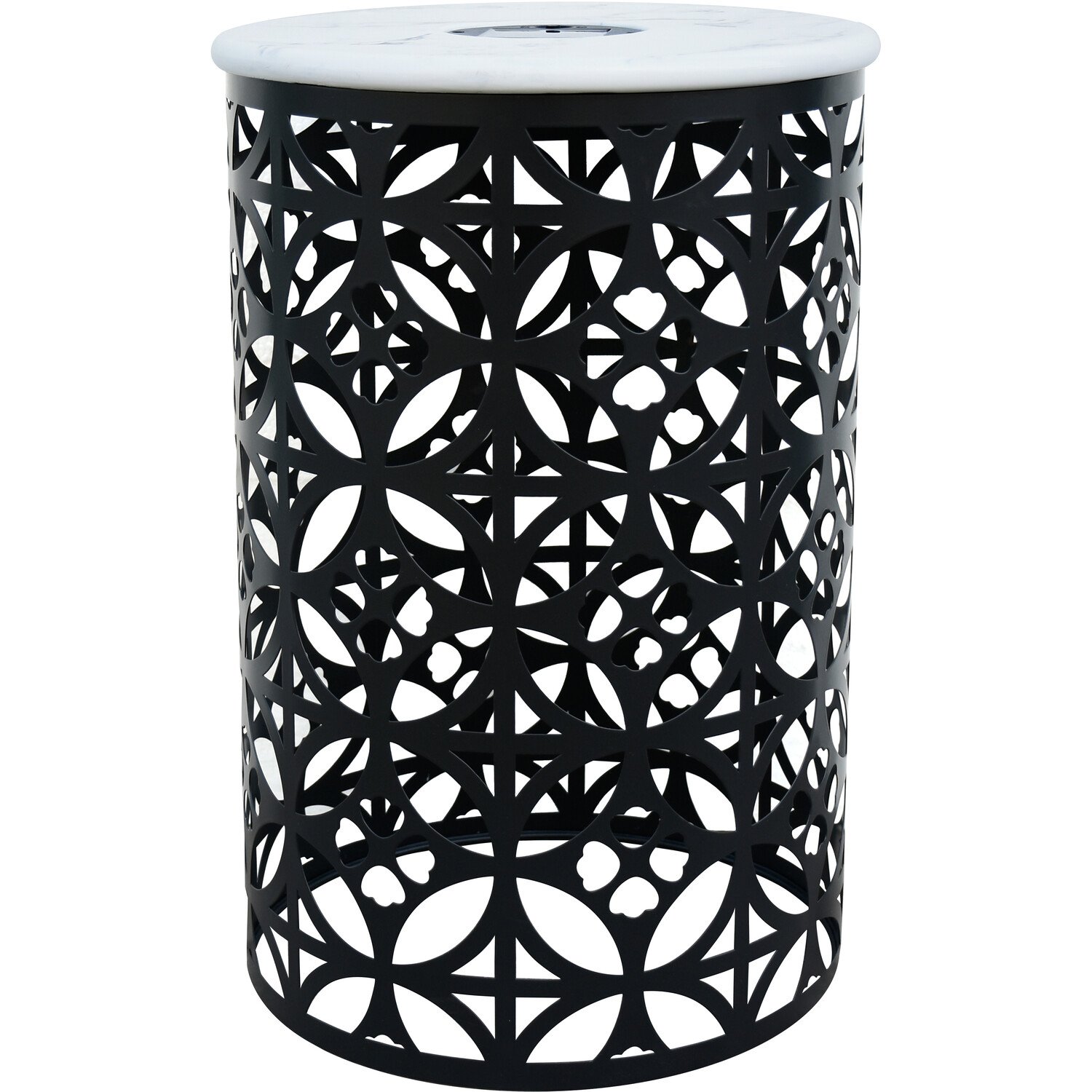 Hudson Solar Table - Black and White Image 2