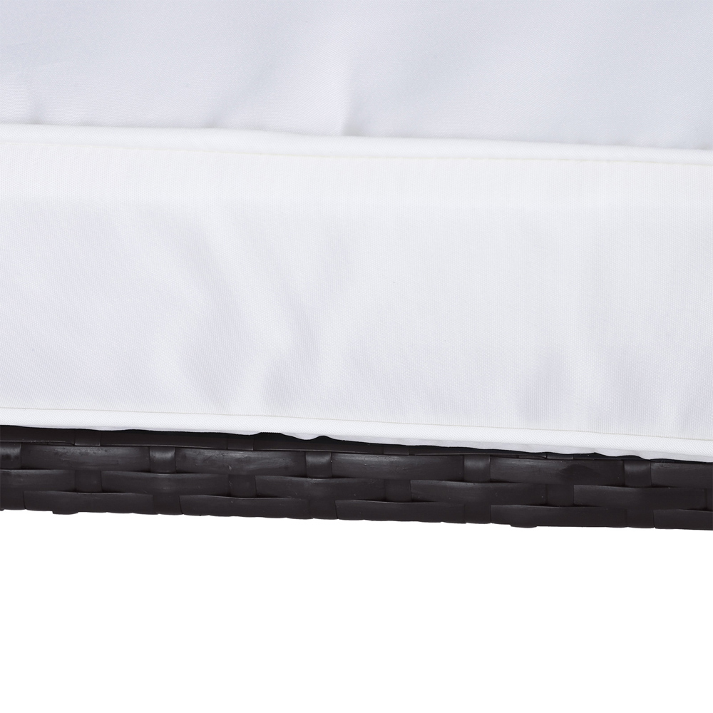 Outsunny 2 Seater Brown Rattan Bistro Set Image 3