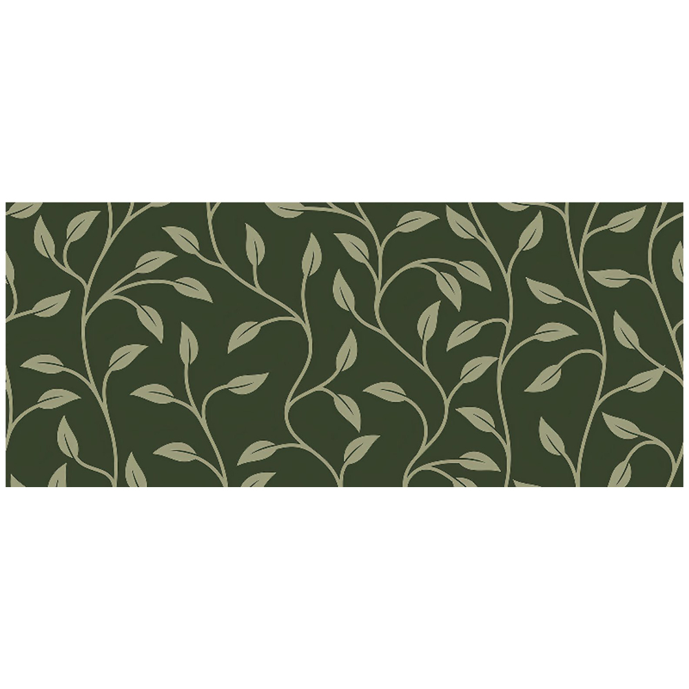 Warren Reed Designer Green Shrub with Leaves Glass Bathroom Splashback 25 x 60cm Image 2