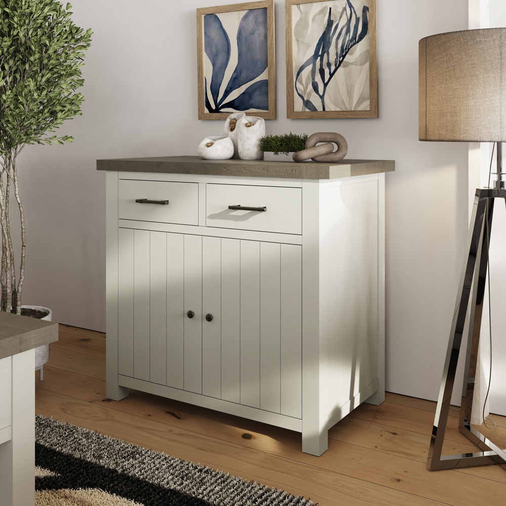 FWStyle Purbeck 2 Door Truffle Sideboard Image 6
