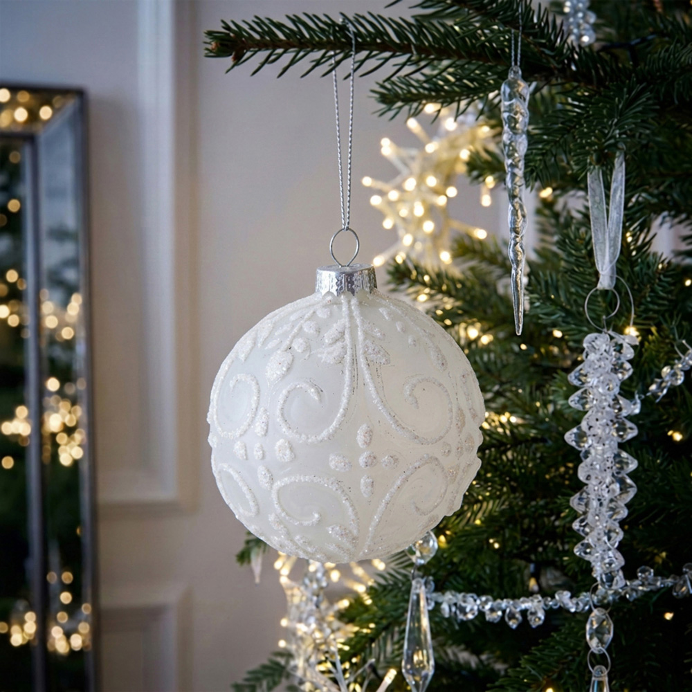 Glitter Detail Bauble Image 2