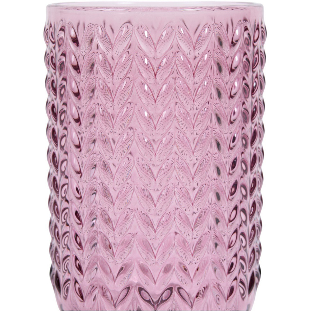 Leaf Pattern Tumbler Plum Image 2