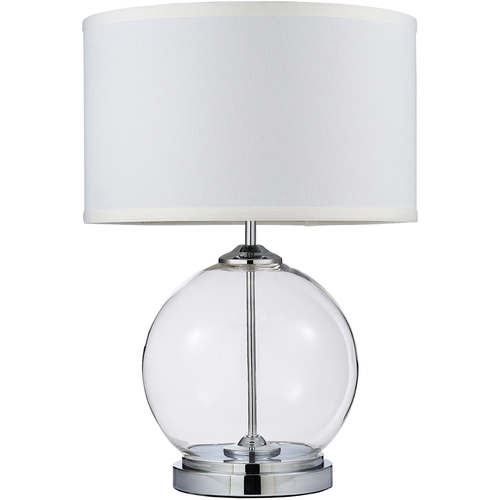Inlight Sphere Clear Glass Large Table Lamp Image 1