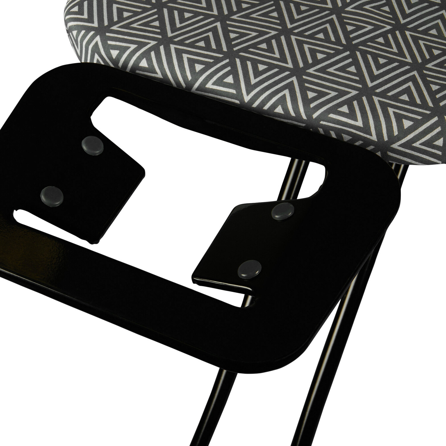 Grey Geo Triangles Ironing Board Image 6