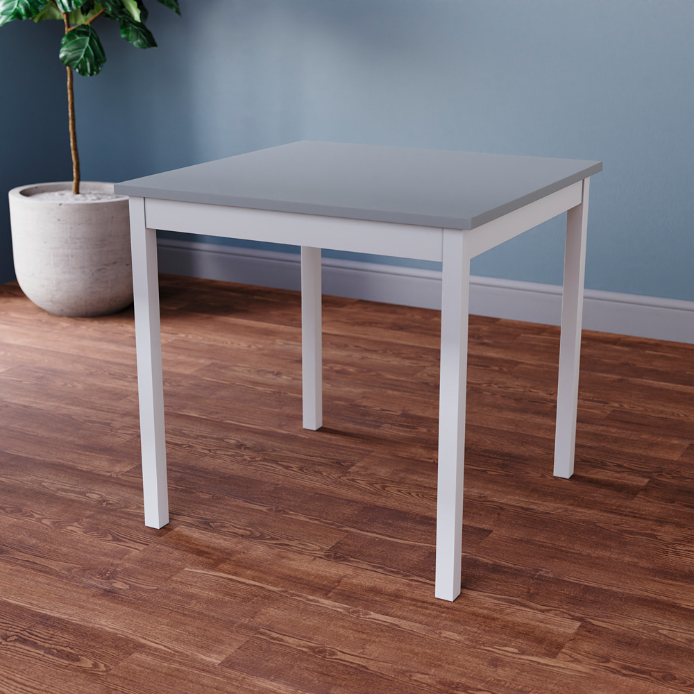 Vida Designs Yorkshire 2 Seater Dining Set White and Grey Image 3