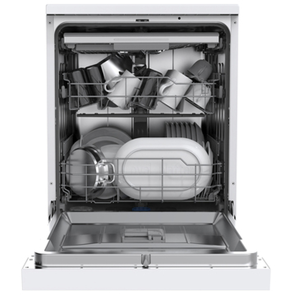 Midea MDWEF1433D(W)-WG White 14 Place Freestanding Full-Size Dishwasher Image 4