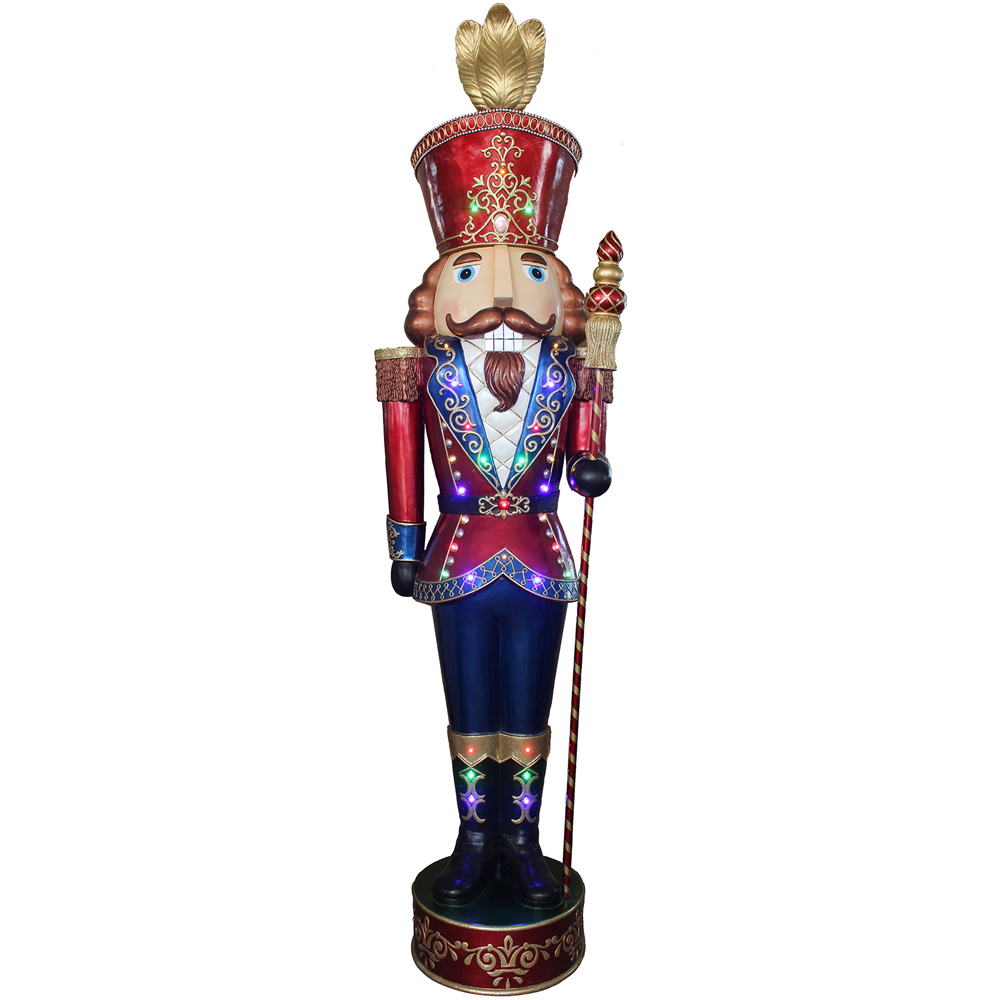 The Christmas Centre Traditional Giant LED Nutcracker 230cm Image 5