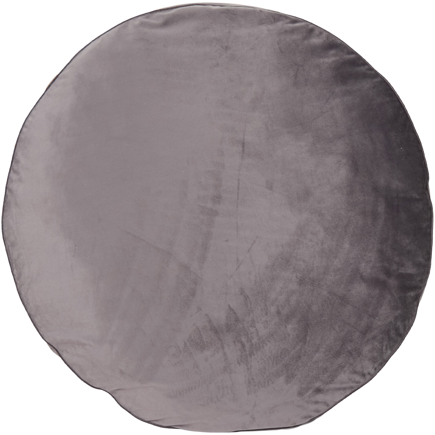 Madison Velvet Floor Cushion - Charcoal Image 1
