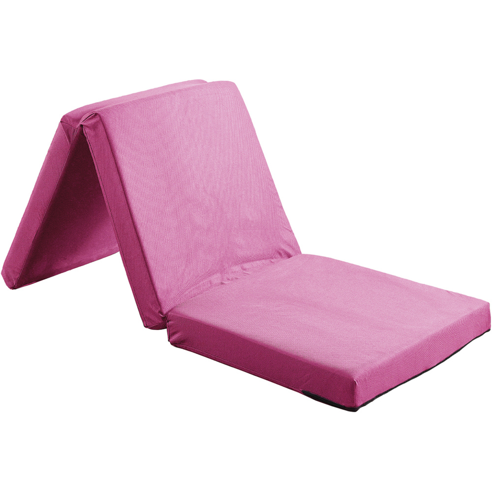 Visco Therapy Kids Pink Folding Futon Z Bed Mattress Image 2