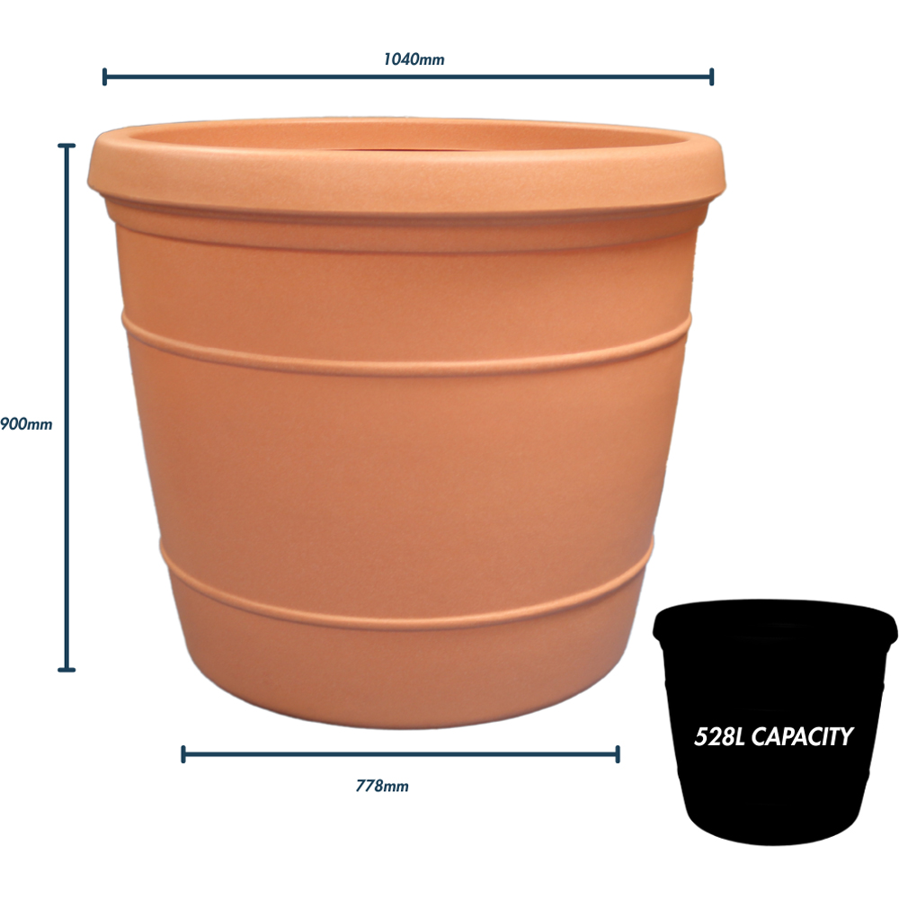 Trifibre Kensington Jumbo Terracotta Planter 528L Image 7