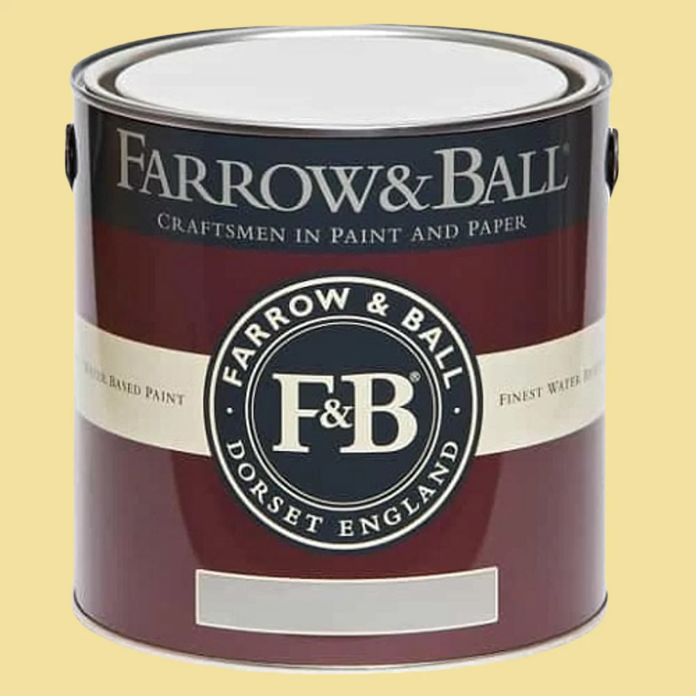 Farrow & Ball Estate Walls and Ceilings Dayroom Yellow Matt Emulsion Paint 2.5L Image 2