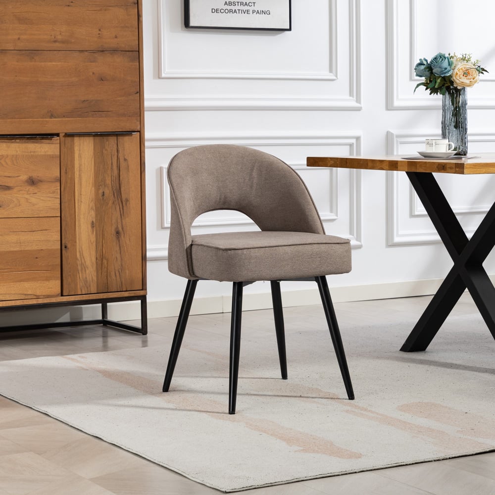 Artemis Home Ashley Set of 2 Brown Dining Chairs Image 3