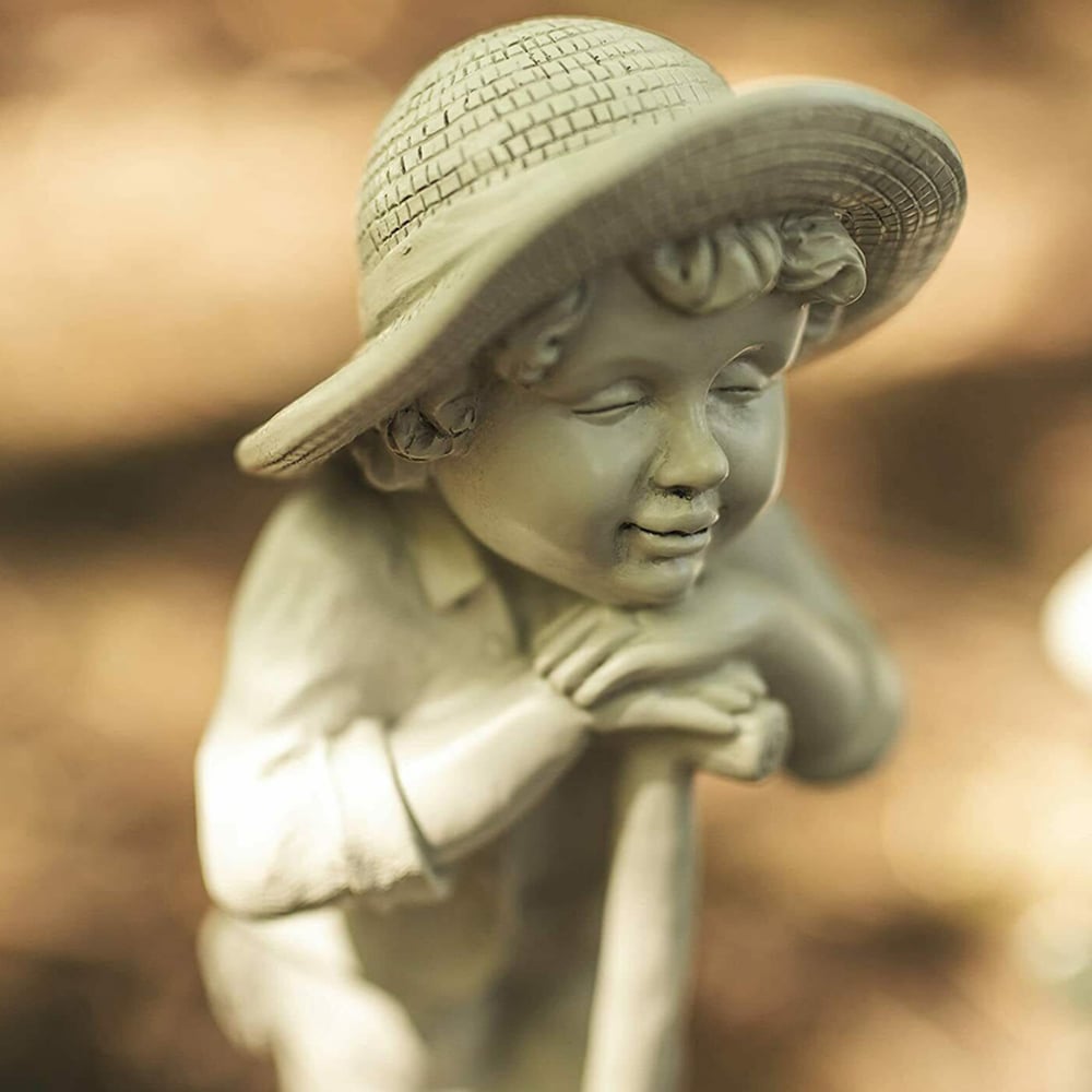 Marco Paul Resin Gardening Boy Girl Set Image 3