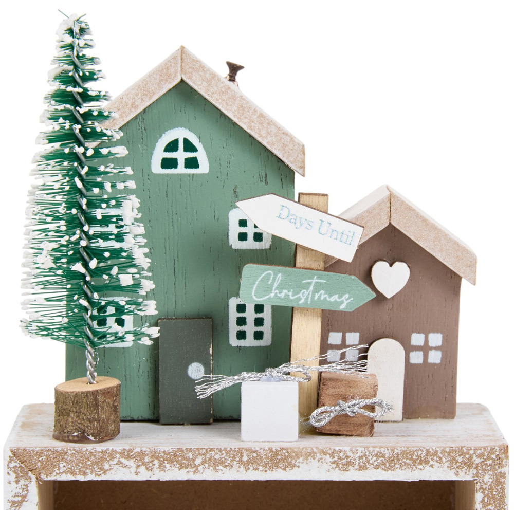 Wooden House Countdown Advent Image 4