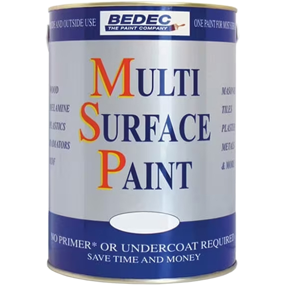 Bedec Light Grey Gloss Multi Surface Paint 750ml Image 2