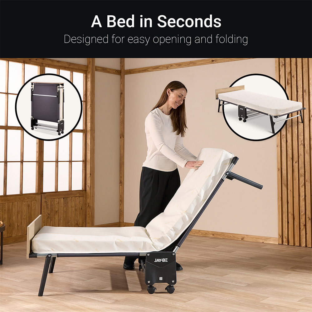 Jay-Be TC80 Single Tourist Folding Bed with Contract Comfort Mattress Image 7