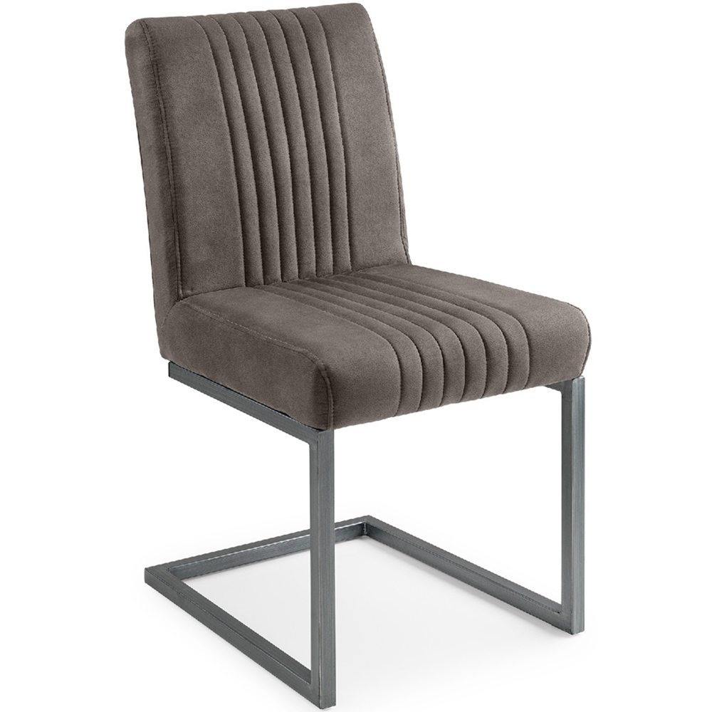 Julian Bowen Berwick 6 Seater Rectangular Dining Set Charcoal Image 3