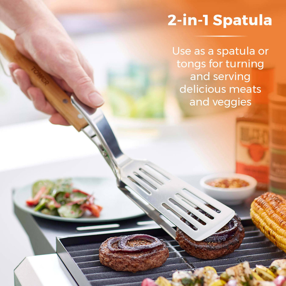 Tower Multifunctional Spatula with Wooden Handle Image 2