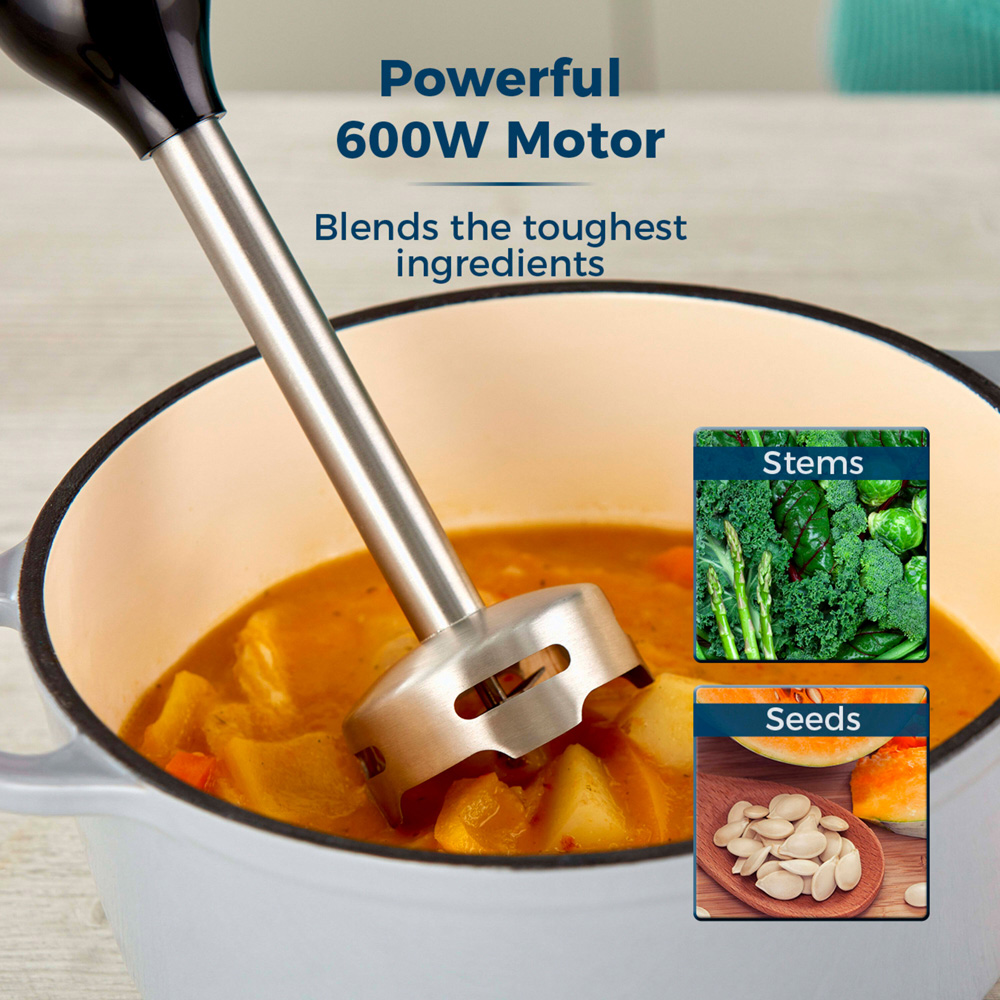 Tower T12076 Black Hand Blender 600W Image 3