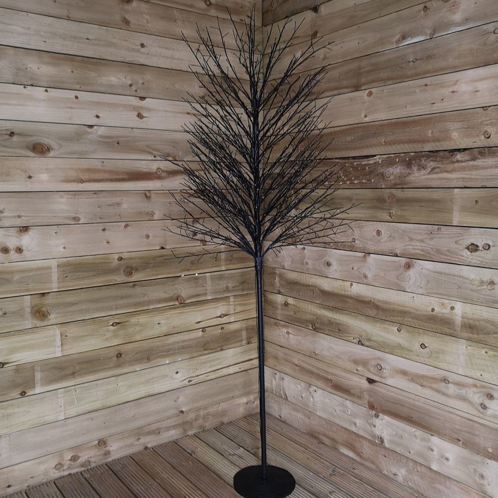 Samuel Alexander 1300 Warm White LED Black Micro Dot Blossom Tree 7ft Image 2