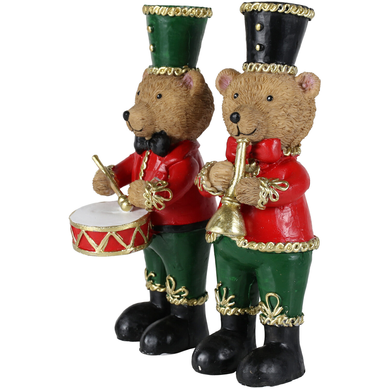 Traditional Standing Trumpet or Drum Bear Image 2