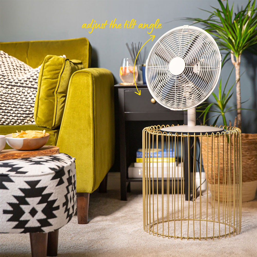 Russell Hobbs Greige Scandi Desk Fan 12 inch Image 7