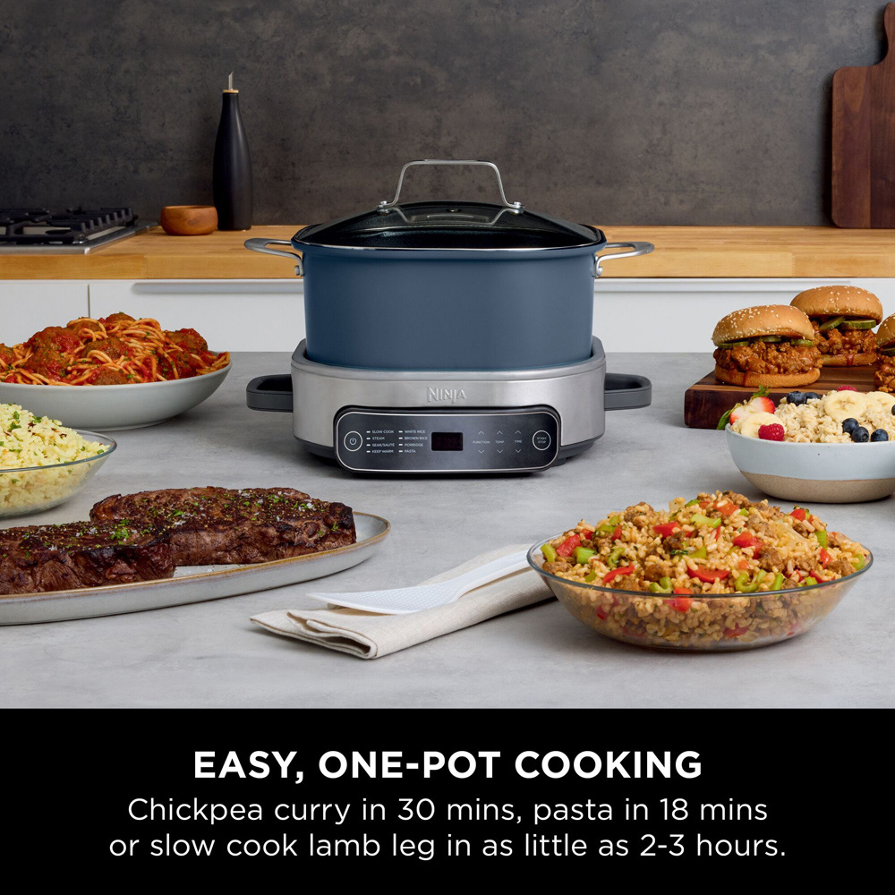 Ninja MC1101UK 8-in-1 Midnight Blue PossibleCooker 6L Image 6