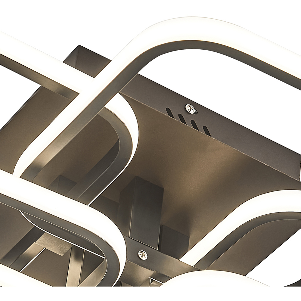 Living and Home Black 6 Head LED Ceiling Light Image 3