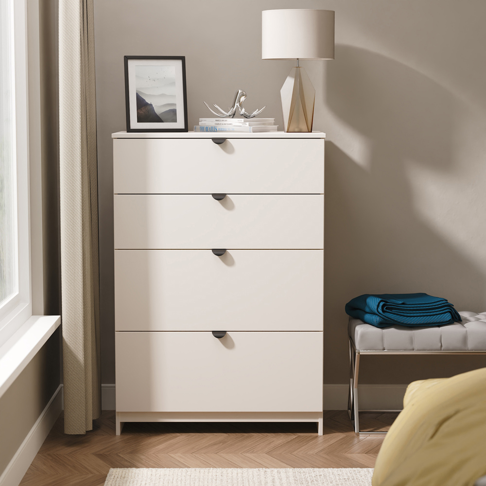 Crowndale Bora 4 Drawer Kashmir Matt Deep Chest of Drawers Ready Assembled Image 7