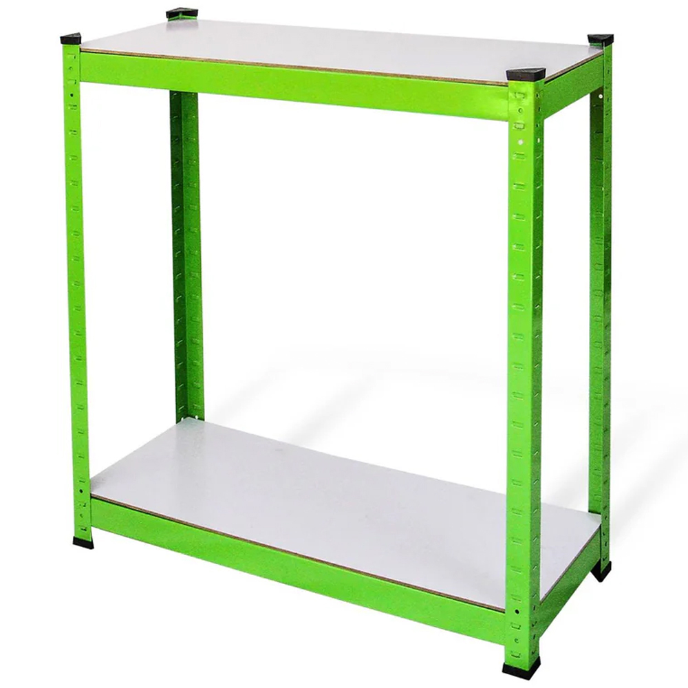MonsterShop Green 6 x 10ft Greenhouse with Base and Racking Image 3