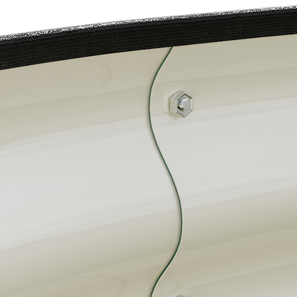 Living and Home Green Oval Galvanised Steel Raised Garden Bed with Flower Stand 120 x 80cm Image 4