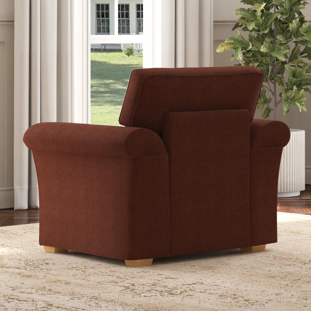 Castleacre Venice Brick Fixed Back Armchair Image 6