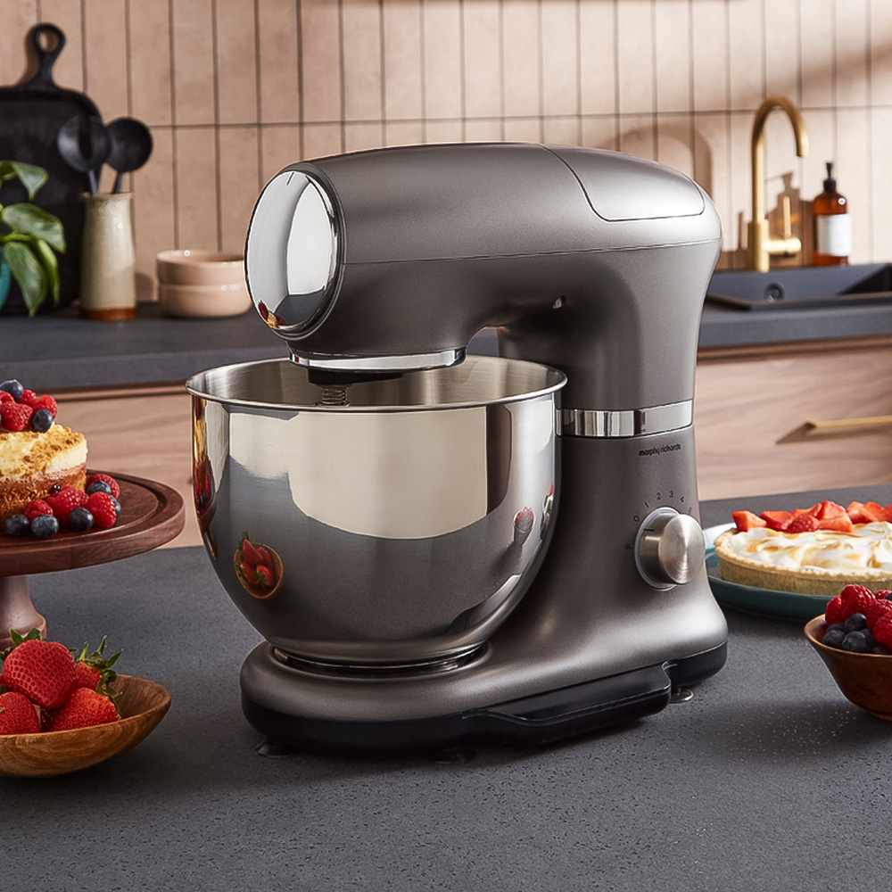 Morphy Richards 400024 Grey 5.5L Stand Mixer Image 2