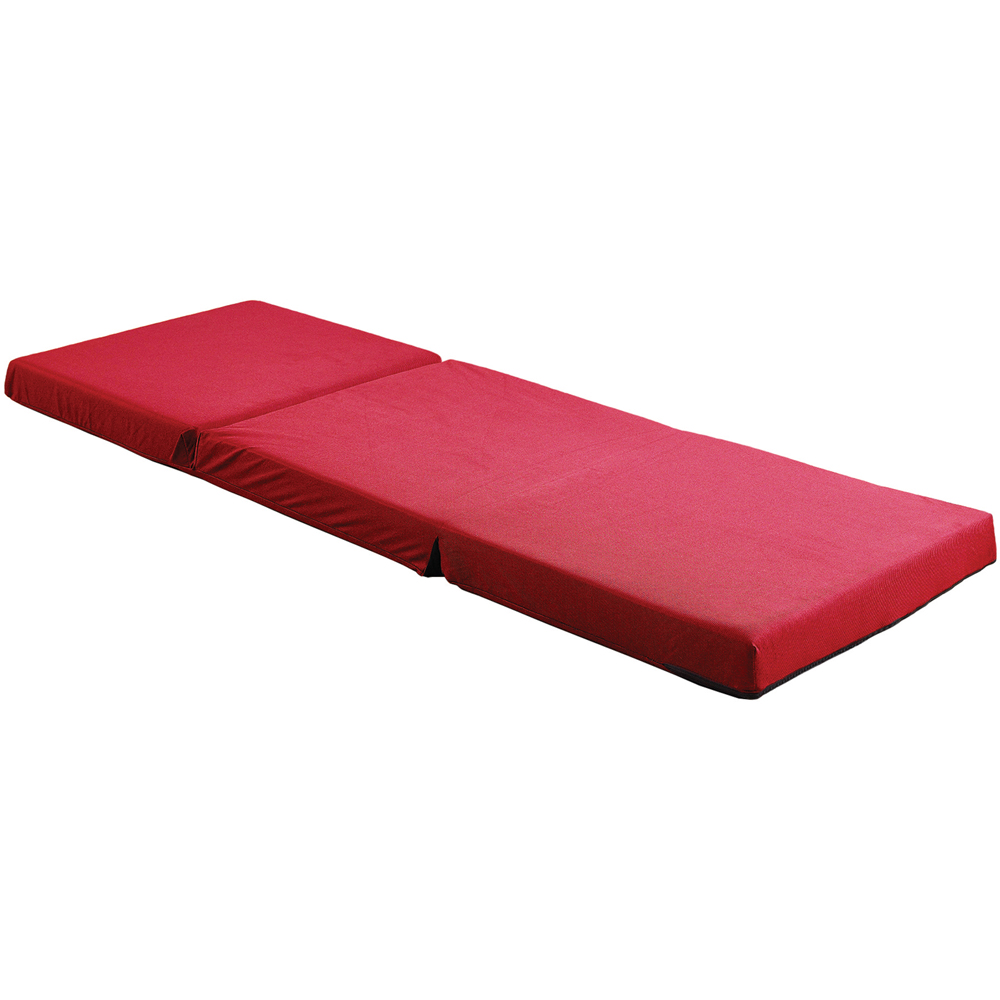 Visco Therapy Kids Red Folding Futon Z Bed Mattress Image 3